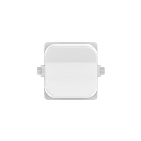 Pro Series, Rocker Toggle, 3-pos BLANK - Extra Vivid White