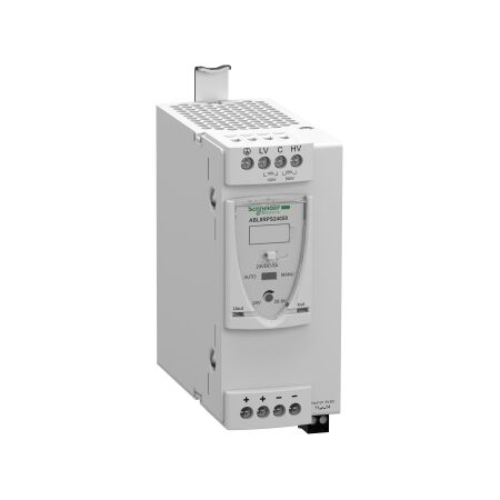 Phaseo ABL7 ABL8, Regulated Switch Power Supply, 1 or 2 phase, 100..500V, 24V, 5A