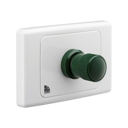 Medilec, Equipotential Earthing Stud, Horizontal Mount, 1 Gang - White Electric