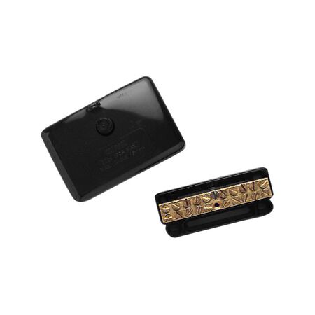 Clipsal - Max 4, Mini Neutral link, 100 A 500 V 10 hole with cover Black