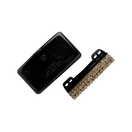 Clipsal - Max 4, Maxi Neutral link, 110 A 500 V 13 hole with cover front wiring Black