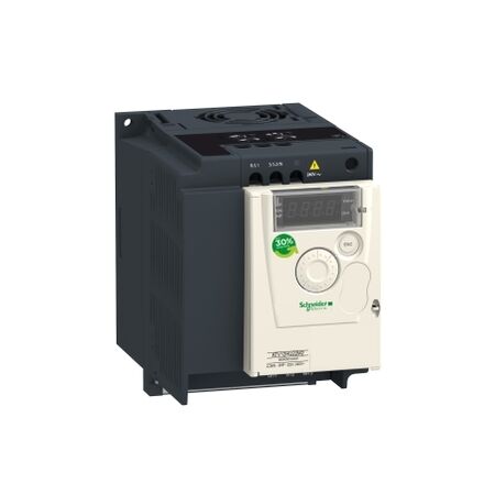 Altivar 12, Variable speed drive ATV12, 2.2kW, 3hp, 200..240V, 1ph, with heat sink