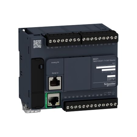 Modicon M221, Logic controller, 24 IO transistor PNP Ethernet