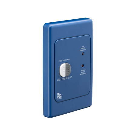 Medilec, Residual Current Circuit Breaker, 2 Pole, 20A, 10mA, Vertical - Dark Blue