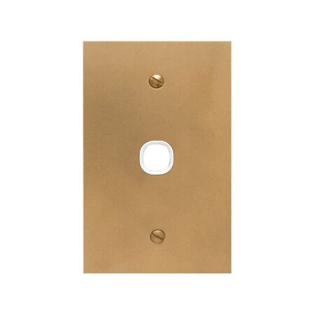 Metal Plate Series, Switch Grid Plate and Cover, 1 Gang, BBSL Style, Less Mechanism, Over Size - Black