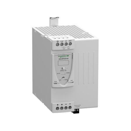 Phaseo ABL7 ABL8, Regulated Switch Power Supply, 1 or 2 phase, 100..500V, 24V, 10A