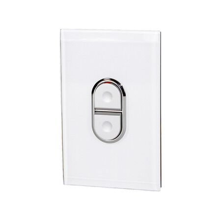 Saturn Series, Flush Switch, 1 Gang, 250V, AC,45A, push-button - Pure White