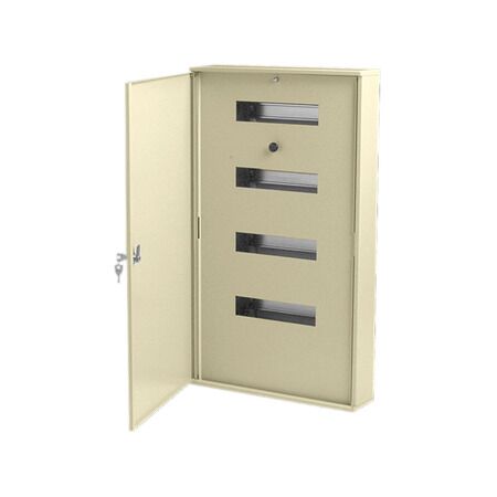 Max 4 Consumer Switchboards, Switchboard Enclosure, Series 4C, 48 Module, Surface Mount - Cream