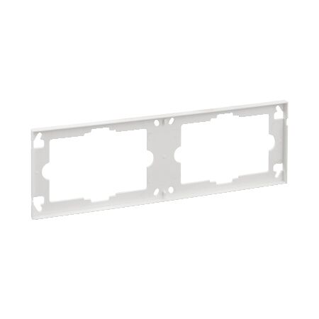 Saturn Series, Decorative Surround, 2 Gang, Horizontal - White Electric