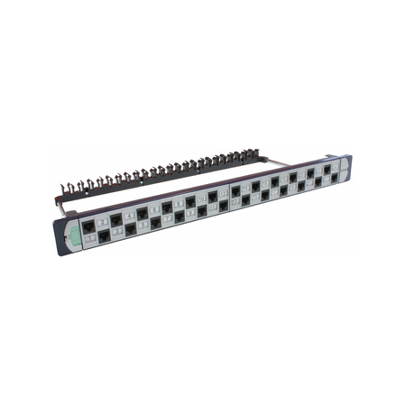 Clipsal Actassi, P/Panel 24 Port, CAT6A UTP with Jacks