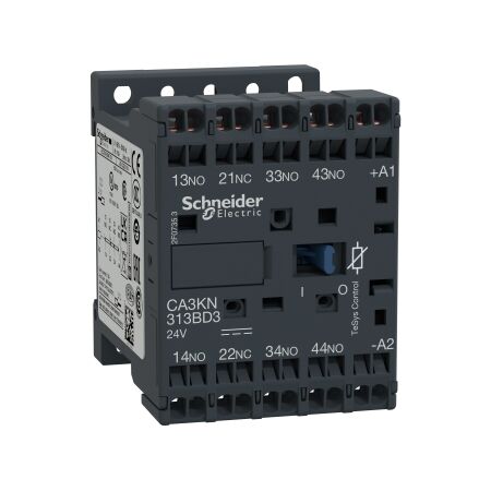 TeSys K, Control Relay, 4P(3NO+1NC), 690V, 24V DC coil,spring terminal