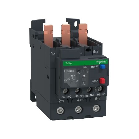 TeSys LR.D, Thermal overload relay, TeSys Deca, 690VAC, 12 to 18A, 1NO+1NC, class 10A, EverLink BTR screw connectors