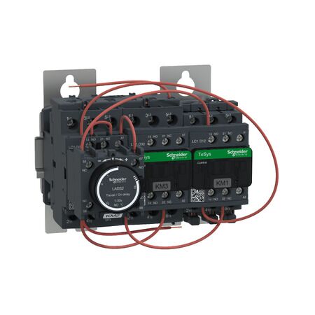 TeSys D, Star Delta Starter, TeSys Deca, 3 x 3P (3 NO), 32A, 110VAC 50/60Hz coil