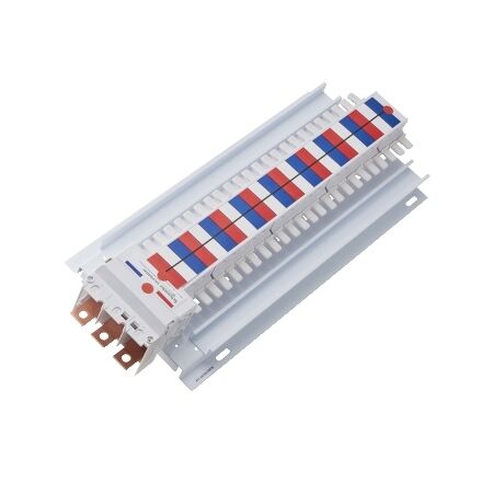 Acti9, SAU Chassis, 250A, 3Ph, 48 poles, 18mm for iC60 MCB and RCBO, top or bottom