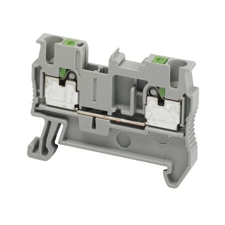 Linergy, Terminal block, Linergy TR, push-in type, feed through, 2 points, 2.5mm², grey, set of 50