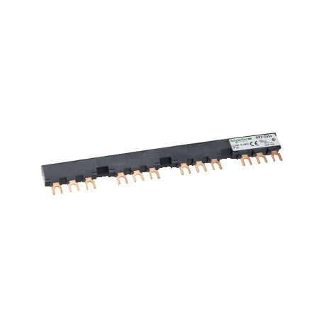 TeSys D, Linergy FT Comb busbar, 63 A, 4 tap-offs, 54 mm pitch