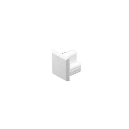 Clipsal - Cable Management, Flat Elbow End Plug, 25 x 16mm - White Electric