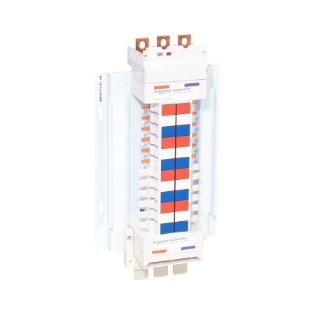 Acti9, SAU Chassis, 250A, 3Ph, 24 poles, 18mm for iC60 MCB and RCBO, dual feed