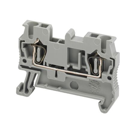 Linergy, Terminal block, Linergy TR, spring type, feed through, 2 points, 2.5mm², grey Linergy, Terminal block, Linergy TR, spring type, feed through, 2 points, 2.5mm², grey