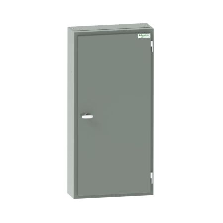 Acti9, MD Isobar standard distribution board, 54 poles, 160A main switch, 18mm, IP56, grey