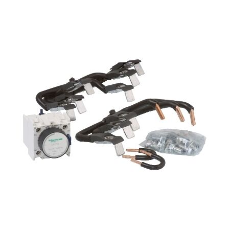 TeSys D, Kit for Star Delta Starter assembly of for 2 x LC1D80 Contactors and 1 x LC1D50 or LC1D65 Contactor, with timer block