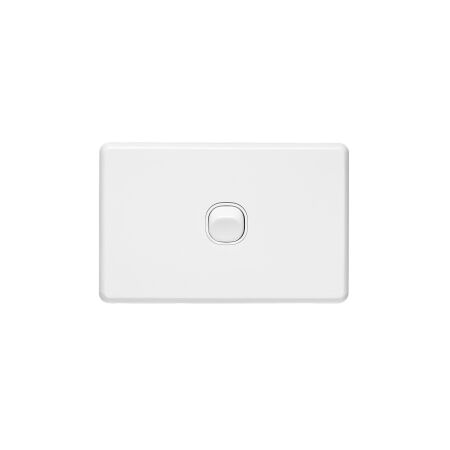 Classic C2000 Series, Flush Switch, 1 Gang, 250VAC, 10A, Standard, Horizontal - White Electric