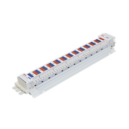 Acti9, SAU Chassis, 250A, 3Ph, 72 poles, 18mm for iC60 MCB and RCBO, dual feed