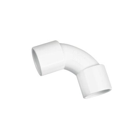 Clipsal - Cable Management, Solid Elbow, PVC, 20mm - White Electric