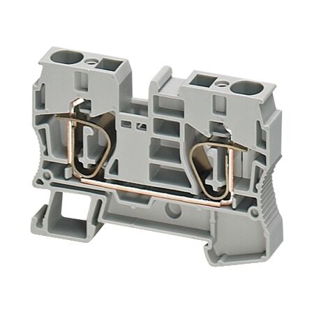 Linergy, Terminal block, Linergy TR, spring type, feed through, 2 points, 10mm², grey
