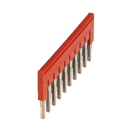 Linergy, Plug-in bridge, Linergy TR, 10 points, for 4mm² terminal blocks, red, 10 way, set of 10