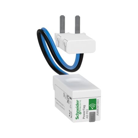 Acti9, Energy sensor, PowerTag Phase Neutral 63A 1P+N bottom position for RCBO 18mm Slim