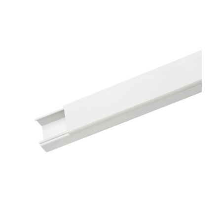 Clipsal - Cable Management, Mini Duct, PVC, Standard Duct - 4 Metre Lengths, 40 x 25mm Rectangular WE, BR - White Electric