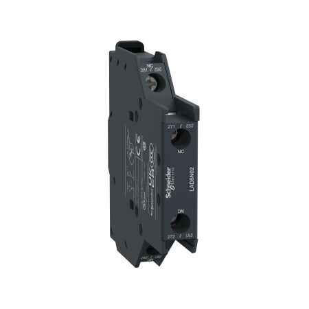 TeSys D, Auxiliary Contact Block, TeSys Deca, 2NC, side mounting, screw clamp terminals