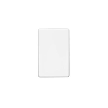 Classic C2000 Series, Switch Plate Cover, Vertical Mount, Blank - White Electric