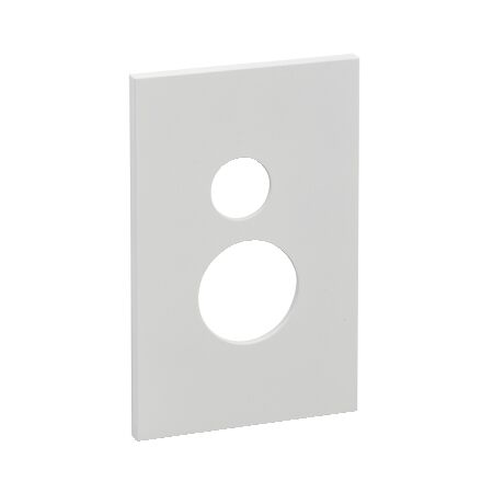 Saturn Zen, Single Power Point Cover, Horizontal Mount, Clip-On - Zen Black