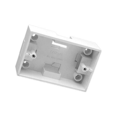 Clipsal - Cable Management, Trunking, Mounting Block Surf STD - White Electric