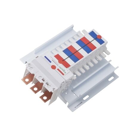 Acti9, SAU Chassis, 250A, 3Ph, 18 poles, 18mm for iC60 MCB and RCBO, top or bottom
