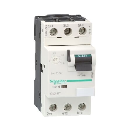 TeSys GV2, Motor circuit breaker, TeSys Deca,3P,1.6-2.5A,thermal magnetic,screw clamp terminals,toggle handle