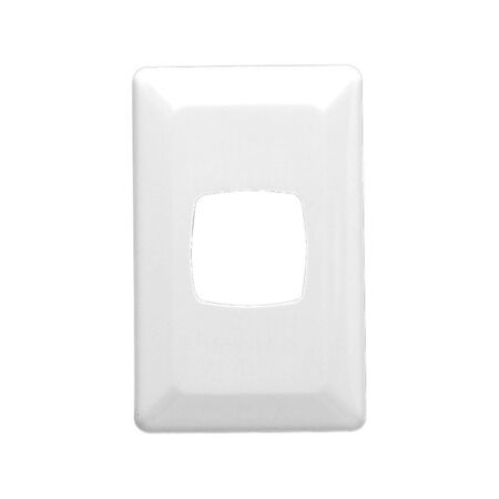 Prestige Series, Moulded Switch Plate, 1 Gang - White Electric