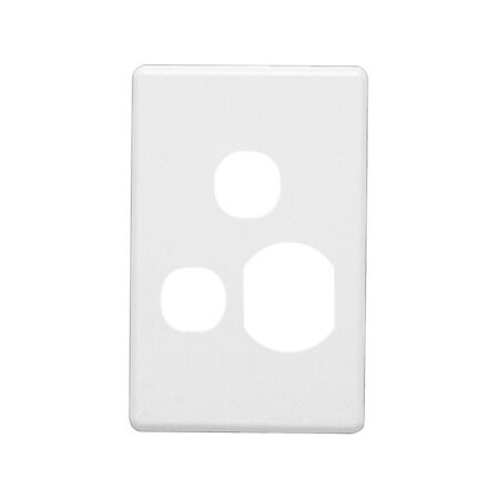 Classic C2000 Series, Socket Outlet Grid and Cover - Brushed Aluminium