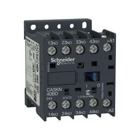 TeSys K, Control Relay, 4 NO ,