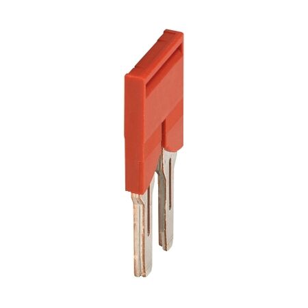 Linergy, Plug-in bridge, Linergy TR, 2 points, for 6mm² terminal blocks, 2 way, red, set of 10
