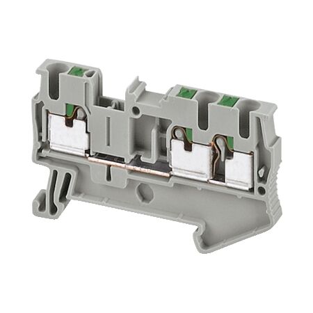 Linergy, Terminal block, Linergy TR, push-in type, feed through, 3 points, 2.5mm², grey, set of 50
