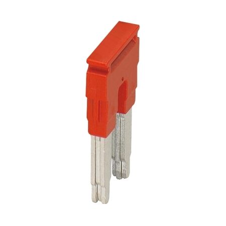 Linergy, Plug-in bridge, Linergy TR, 2 points, for 16mm² terminal blocks, 2 way, red, set of 10