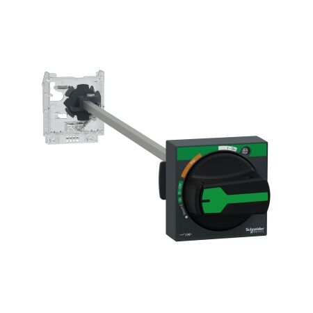 TeSys GV2, Extended rotary handle kit, TeSys Deca, IP54, black handle, with trip indication, for GV2L-GV2P