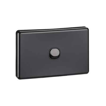 Classic C2000 Series, Flush Switch, 1 Gang, 250VAC, 10A, Standard, Horizontal - Black