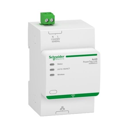 Acti9, Concentrator, Wireless to Modbus TCP/IP