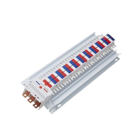 Acti9, SAU Chassis, 250A, 3Ph, 60 poles, 18mm for iC60 MCB and RCBO, top or bottom