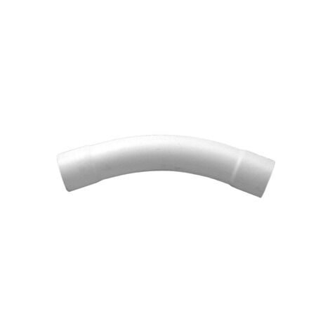 Clipsal - Cable Management, Conduit Bend, Solid, Polypropylene, 45Deg, 100mm - White Electric