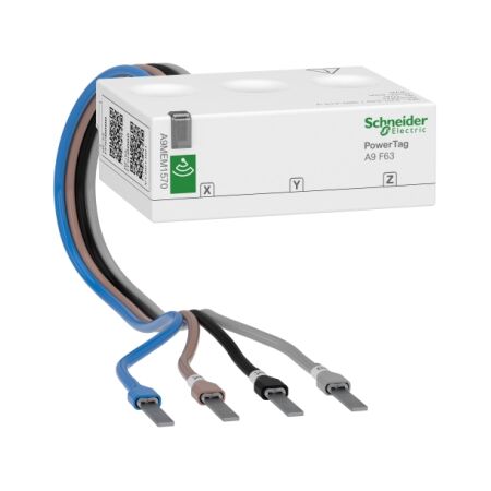 Acti9, Energy sensor, PowerTag Flex 63A 3P+N top and bottom position